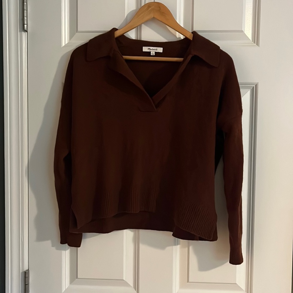 Madewell wool polo sweater